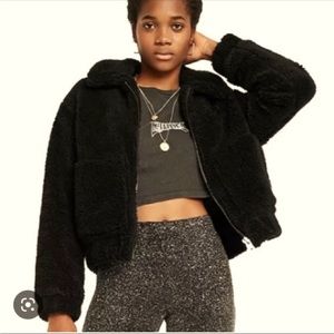 Urban Outfitters Sherpa Jacket (Black/XS)